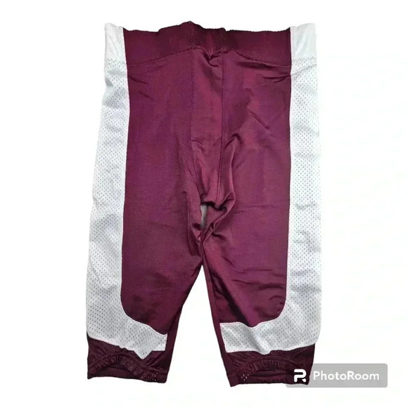 Nike Men's Open Field Football Pants Dark Maroon/ White #615745/670 NWOT  Large - Picture 3 of 8